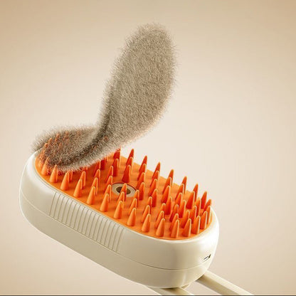 Cepillo de vapor para mascotas 3 en 1
